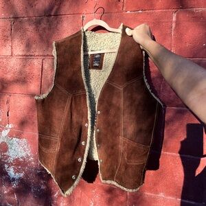 Vintage Genuine Leather Vest